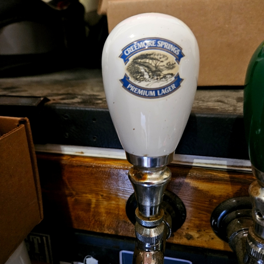 Creemore Springs Premium Lager Tap Handle - White